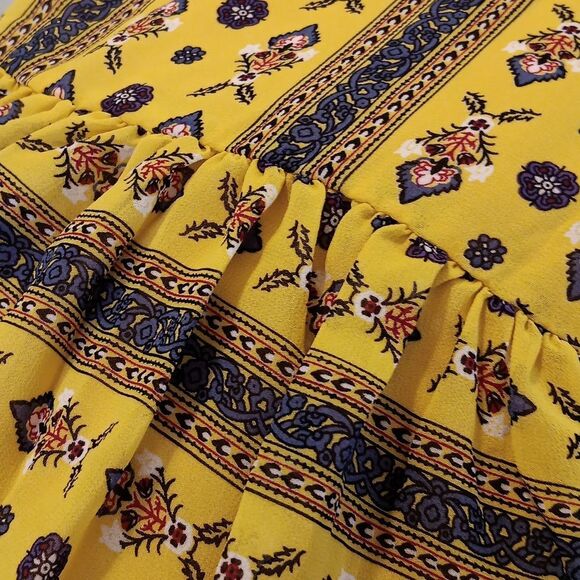 Love Kuza Yellow Bohemian  Dress - Picture 7 of 7